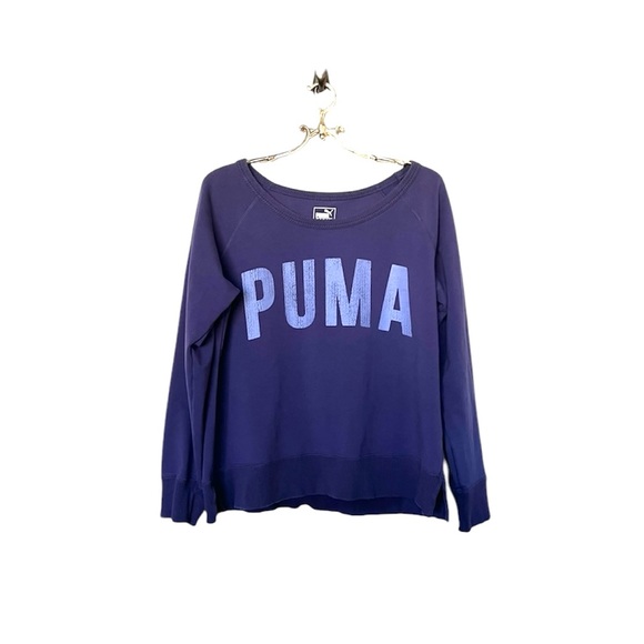 Puma Women's Purple Pullover Sweatshirt Stylish and Comfortable Size XL - Picture 1 of 10